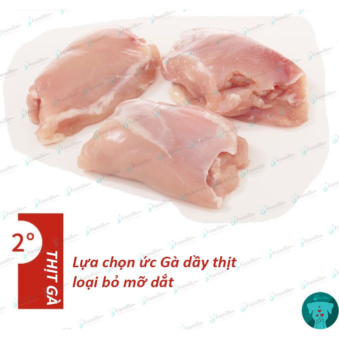 [BỔ SUNG CHẤT XƠ]Treat Thưởng JFamille - Gà Cuộn Táo Đỏ FUJI Cho Cún, Tăng Đề Kháng. Gói 100gr - JF65