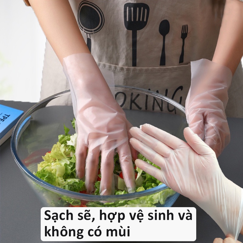 100 Bao Tay Nhựa Dùng Một Lần Tiện Dụng Và Bền
