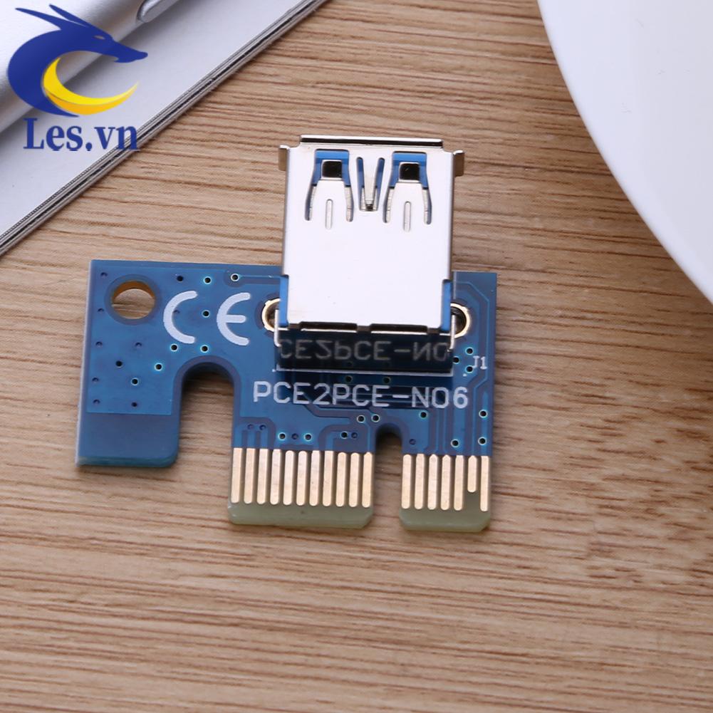 Bộ Chuyển Đổi Pcie X1 PCI E 1X Sang USB 3.0 Đầu Cái Cho PCI