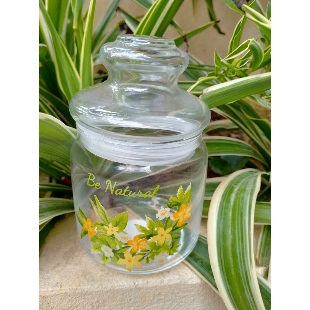 HŨ THỦY TINH NẮP NÚM có gioăng cao su 500ml