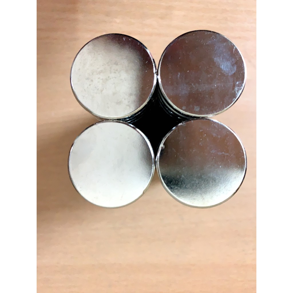 Nam châm tròn 30x5mm, nam châm trắng đất hiếm lực hút siêu mạnh.