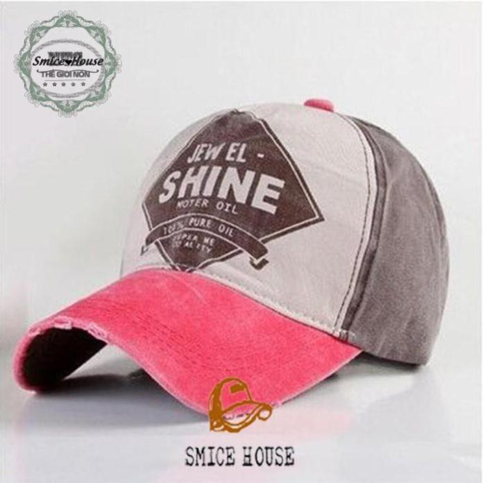 NÓN KẾT JEANS RÁCH SHINE CÁ TÍNH MŨ LƯỠI TRAI NAM NỮ