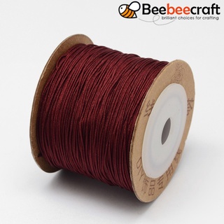 Cuộn dây nylon màu đỏ đậm/xanh dương/đen 0.6mm dài 100m