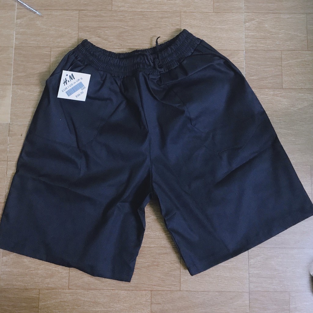 [ẢNH THẬT CUỐI] Quần short nam nữ hai màu WHITE - BLACK kiểu dáng cạp chun có TÚI trước | BigBuy360 - bigbuy360.vn