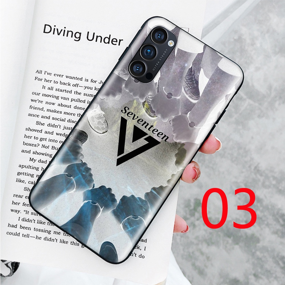 Bao Da Điện Thoại Mềm Họa Tiết Nhóm Nhạc seventeen 129 Cho samsung galaxy a03s a53 f62 a13 m62 m20 a73 a33 a03 Ốp