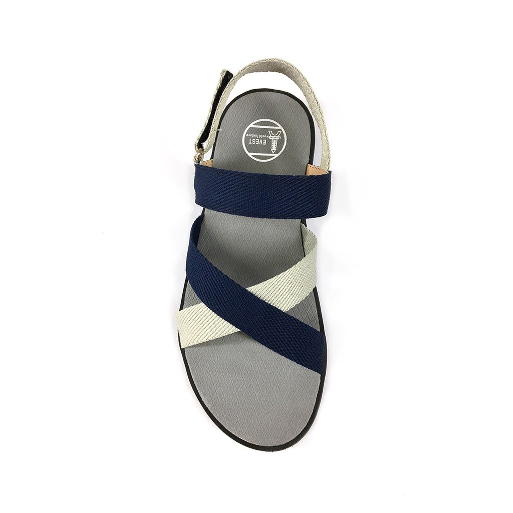 Giày sandal quai chéo phối màu trẻ trung Evest A244