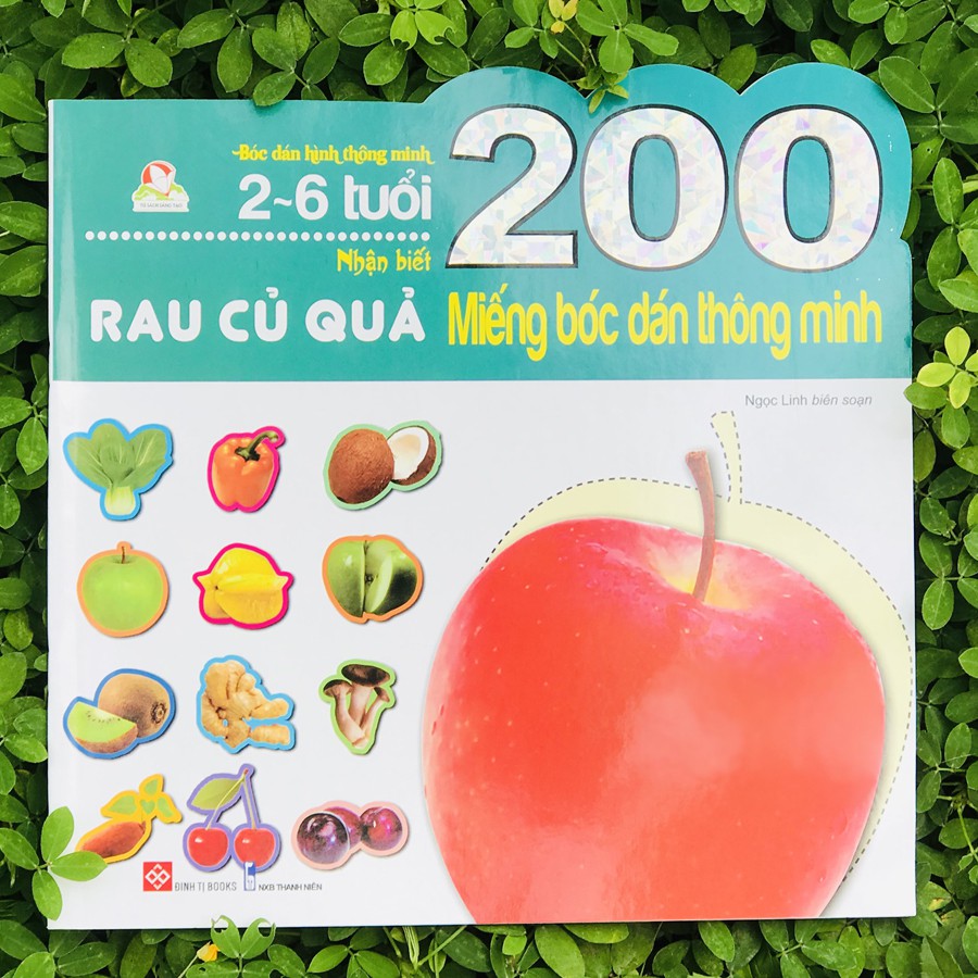 Sách - 200 Miếng Bóc Dán Thông Minh 2-6 Tuổi (12 cuốn lẻ tùy chọn)