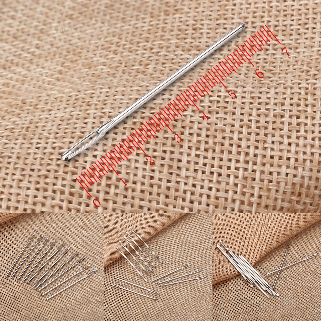 PTPTRATE ★10pcs 5cm Large Eye Embroidery Tapestry Darning Needle Sewing Bees Crafts Tools