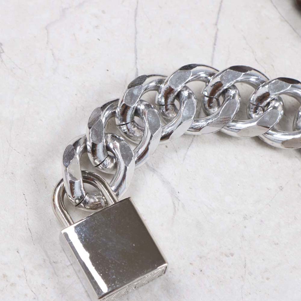 Thắt lưng sợi xích kim loại co giãn nhiều màu tùy chọn thời trang punk cá tính sành điệu