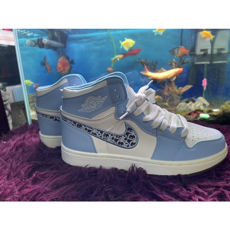 Salee giày thể thao cổ cao air jordan dior
