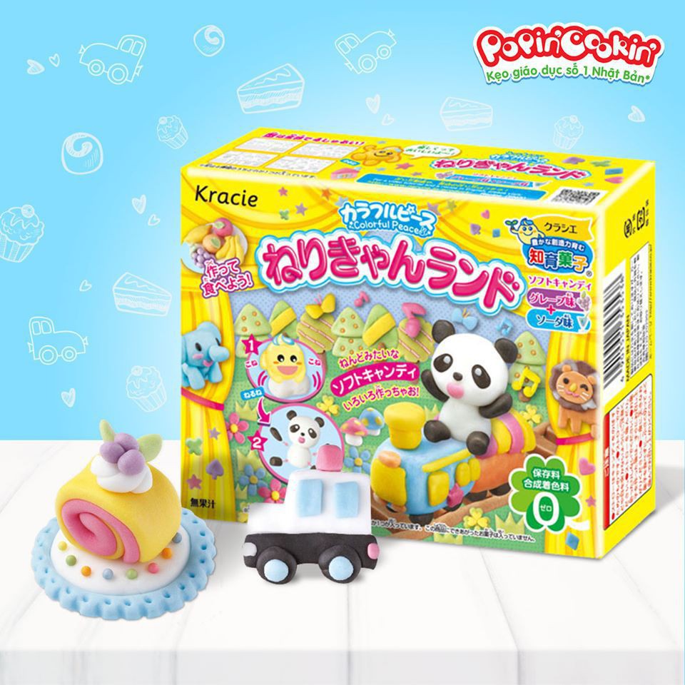 Kẹo đồ chơi  nấu ăn Popin cookin Nerikyan Land - Bộ làm kẹo đa năng