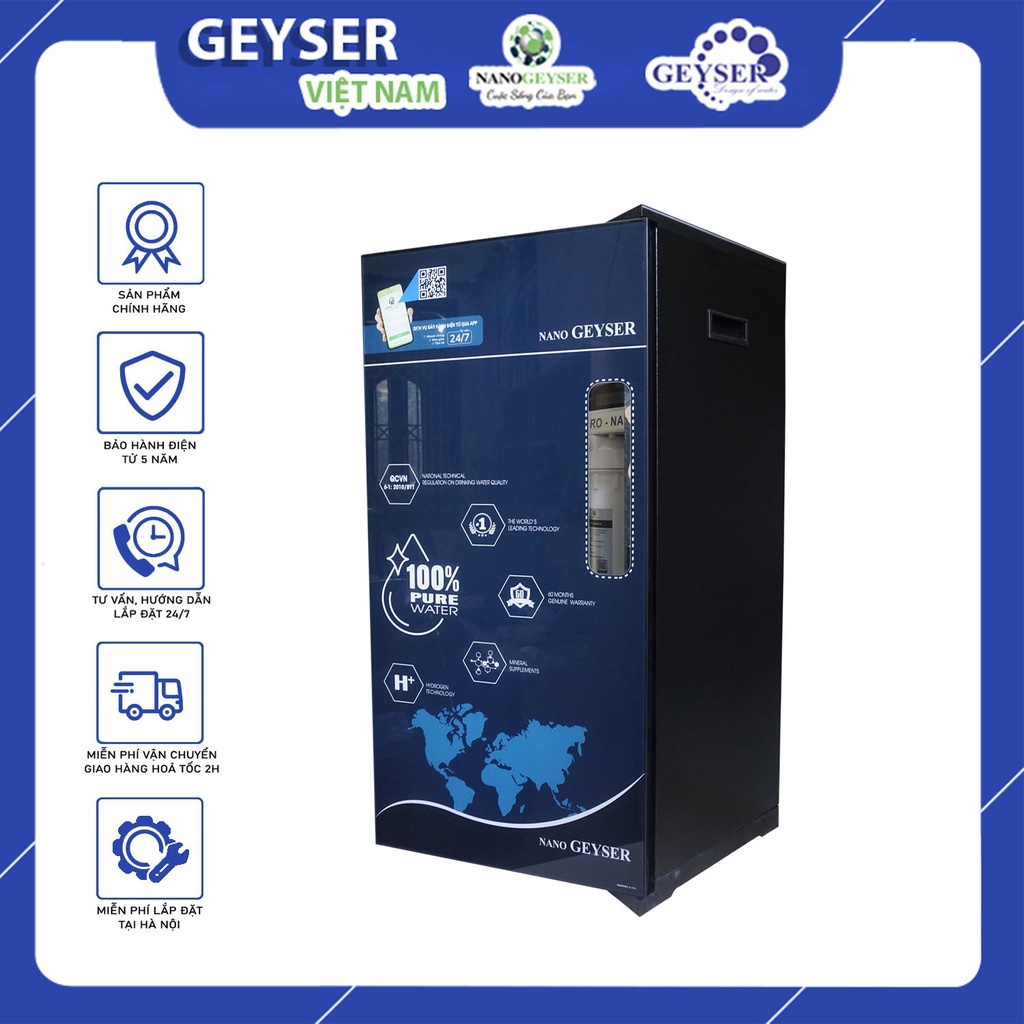 Vỏ tủ cường lực máy lọc nước Geyser, Phù hợp tất cả các dòng máy lọc nước