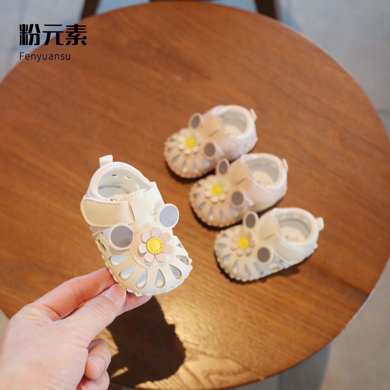 Giày Sandal Đế Mềm Chống Trượt Thời Trang Mùa Hè Dành Cho Bé Gái 6-8-9-12 Tháng 0-1 Tuổi