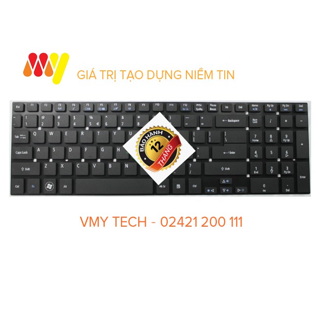 BÀN PHÍM LAPTOP ACER 5830 E5-551 NV57 V3-571 E5-531 E5-572 ES1-531 E5-571 NV55 HÀNG CAO CẤP