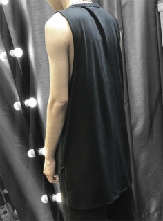 Áo tanktop layer màu đen