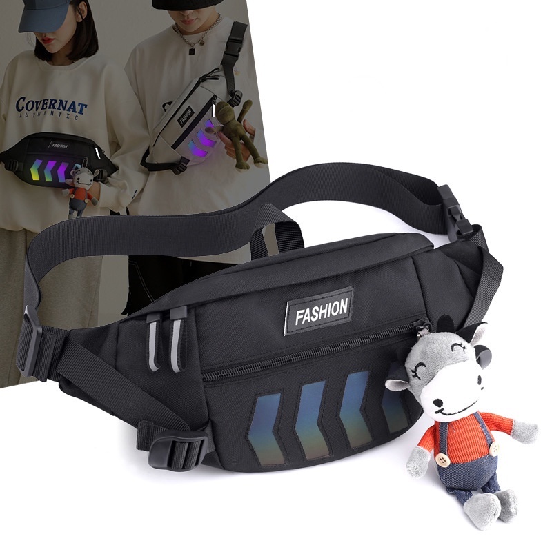 Túi đeo chéo ngực/ thắt lưng phong cách thể thao thời trang dành cho nam và nữ