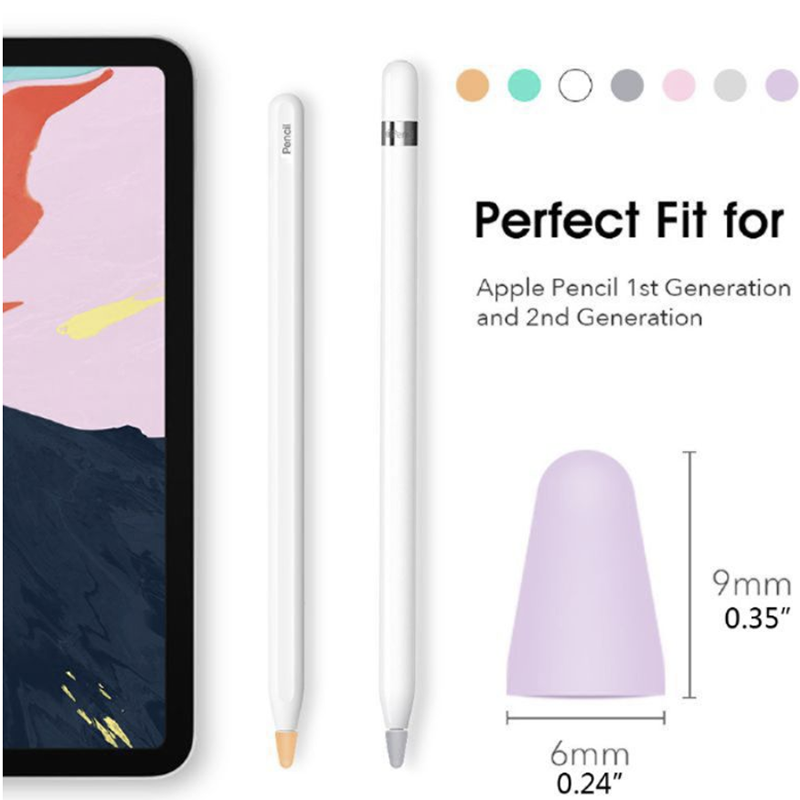 8 Nắp bút dùng được trên màn hình cảm ứng thích hợp cho Apple Pencil 1 2st Pen Point Stylus