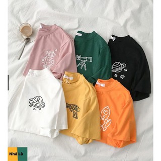 ÁO THUN MÀU LOGO - COTTON 100%