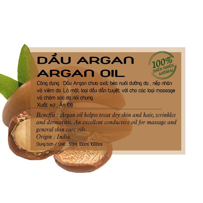 Dầu Argan giúp giảm da khô chống lão hóa giảm nếp nhăn và làm mềm min da PUREVESS 50ml | BigBuy360 - bigbuy360.vn