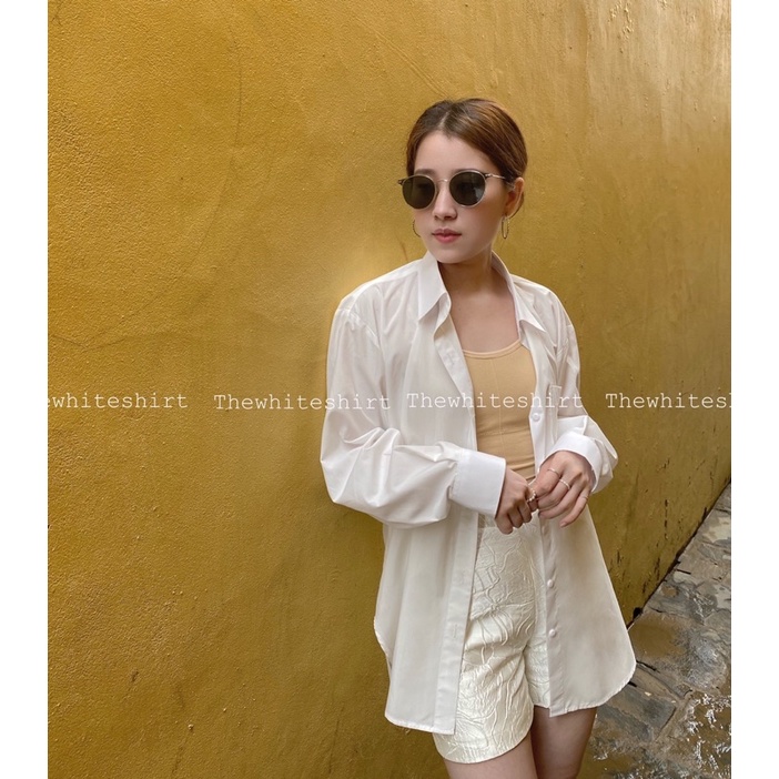 MYRA SHIRT - áo sơ mi trắng kiểu dáng đơn giản thanh lịch