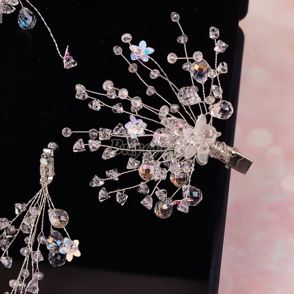 Bridal Jewelry Fashion Handmade Pearl Flower Tassel Hairpin Sen Series Wedding Styling Accessories