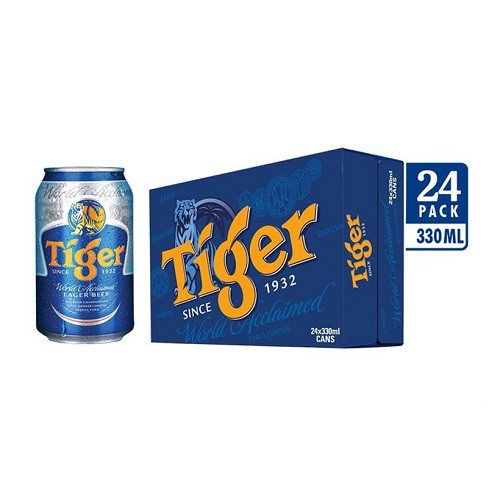 Thùng 24 lon Bia Tiger 330ml