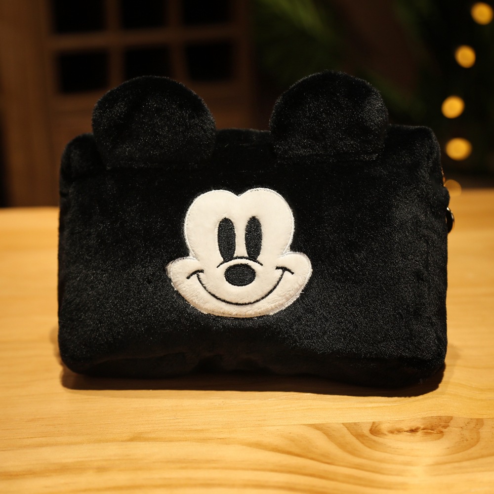 SANRIO DISNEY Jason Túi Đựng Mỹ Phẩm Hình Chuột Mickey Minnie Kuromi Winnie the Pooh Cầm Tay Du Lịch Tiện Lợi