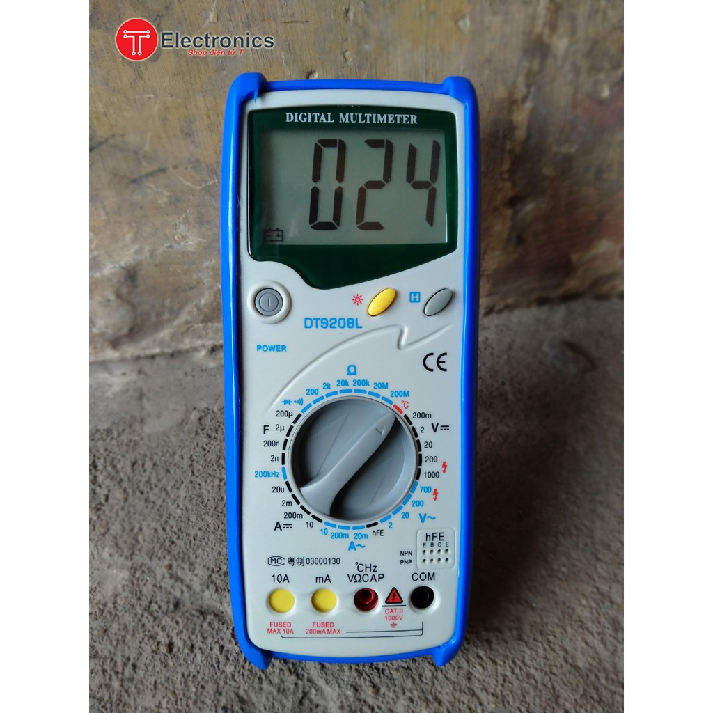 Đồng Hồ Vạn Năng DT-9208L