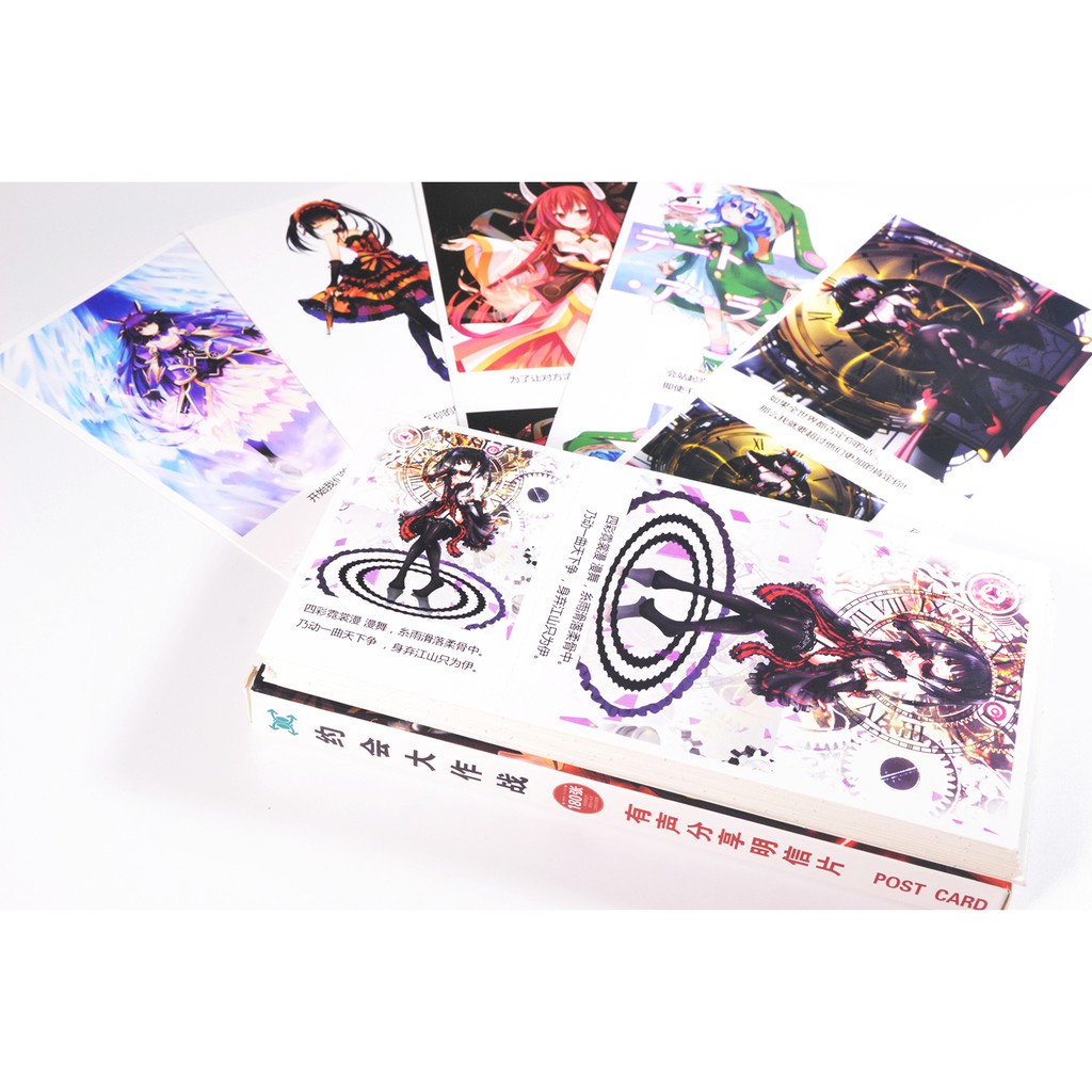 [thanh lý bán lỗ]Hộp Postcard, Bưu thiếp Anime - Date a Live 19x9.5cm [AAM] [PGN22]