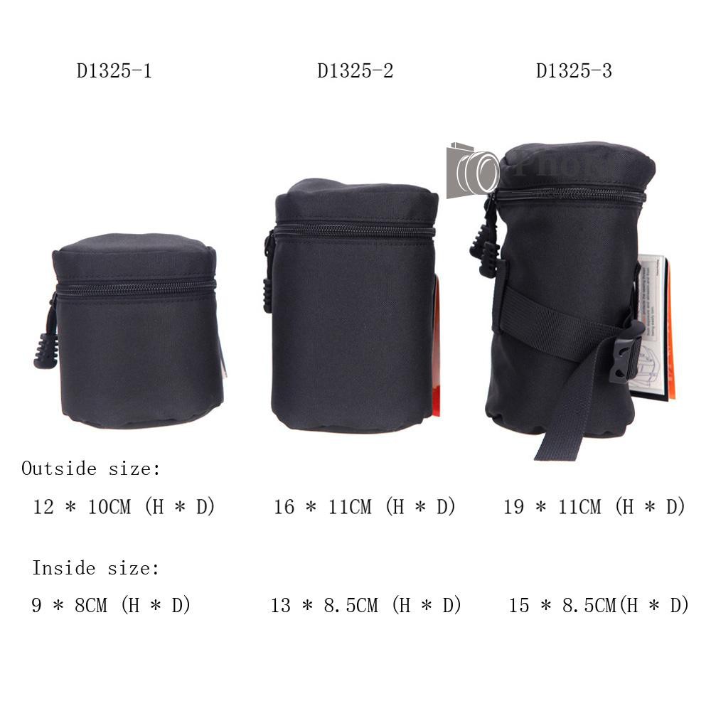 Túi Đựng Ống Kính Máy Ảnh 9x8cm Cho Dslr Lens Fy-1