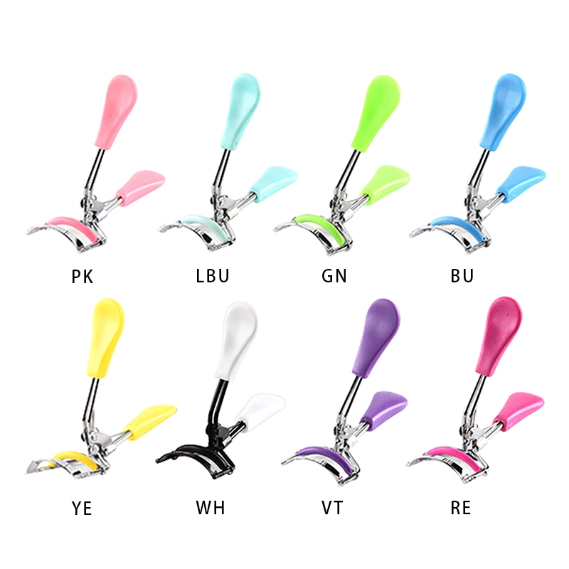 [Hàng mới về] Kẹp bấm mi cong có tay cầm nhựa nhiều màu sắc