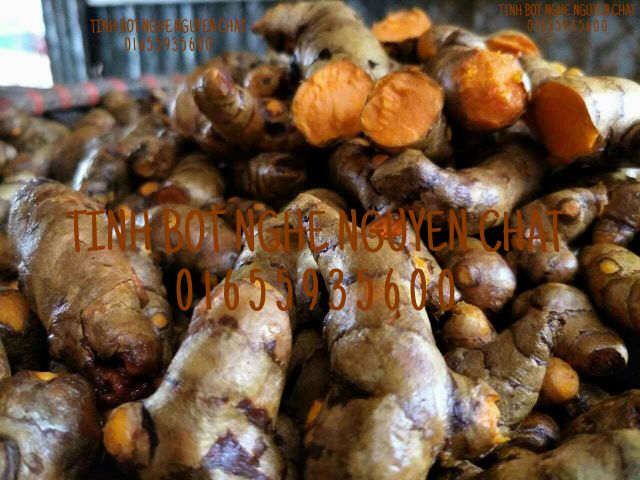 Tinh bột nghệ nguyên chất nhà làm