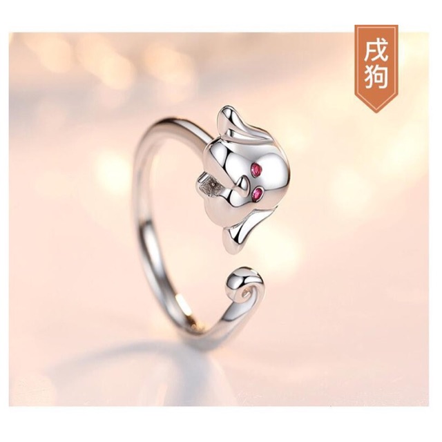 Nhẫn hờ 12 con giáp TB0596