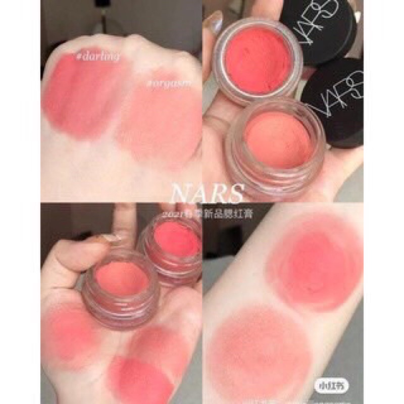 Má hồng kem Nars mẫu mới shop về 4 màu Darling-Freedom-Gasp-Rush