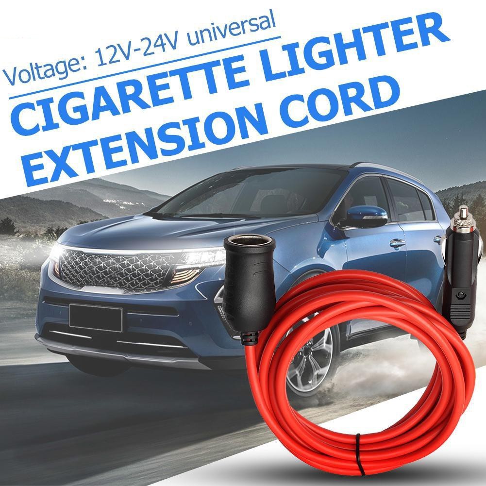 Dây Cáp Nối Dài Tẩu Sạc 3A - 10A Cho Xe Hơi, Ô tô 12V 24V Lõi Đồng Cao Cấp
