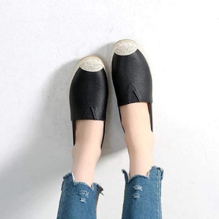 Giày lười đế cói