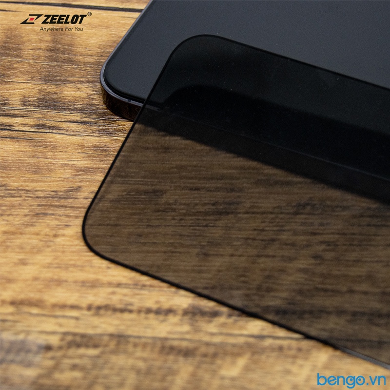 Dán Cường Lực iPhone 13/13 Pro/13 Mini/13 Pro Max ZEELOT SOLIDsleek Chống Nhìn Trộm Kèm Kit Dán