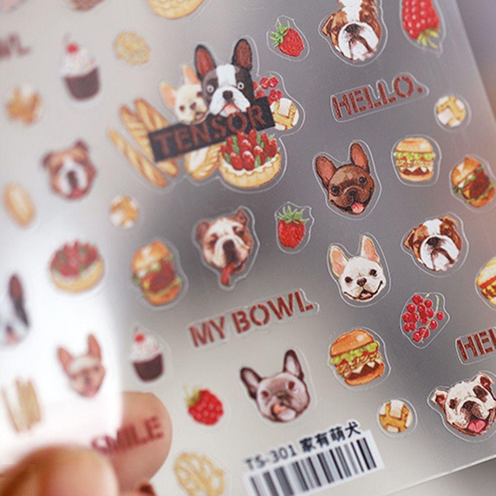 Miếng Dán Trang Trí Móng Tay 5D DIY Xinh Xắn