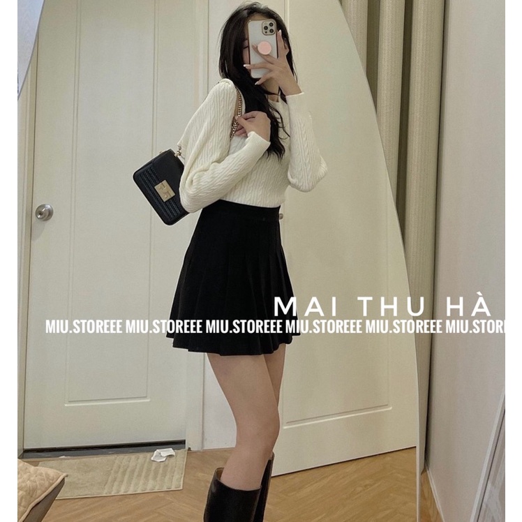 SET LEN ÁO BA LỖ KÈM ÁO KHOÁC CARDIGAN