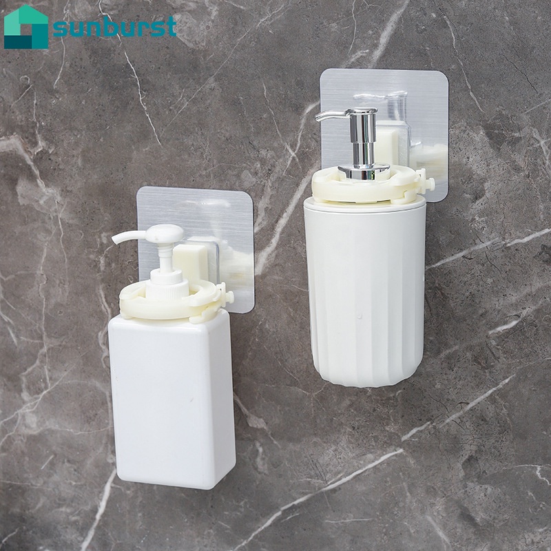 Giá Đỡ Cây Lau Nhà Gắn Tường Tự Dính Chống Thấm Nước Có Lỗ Thoát Nước Tiện Dụng