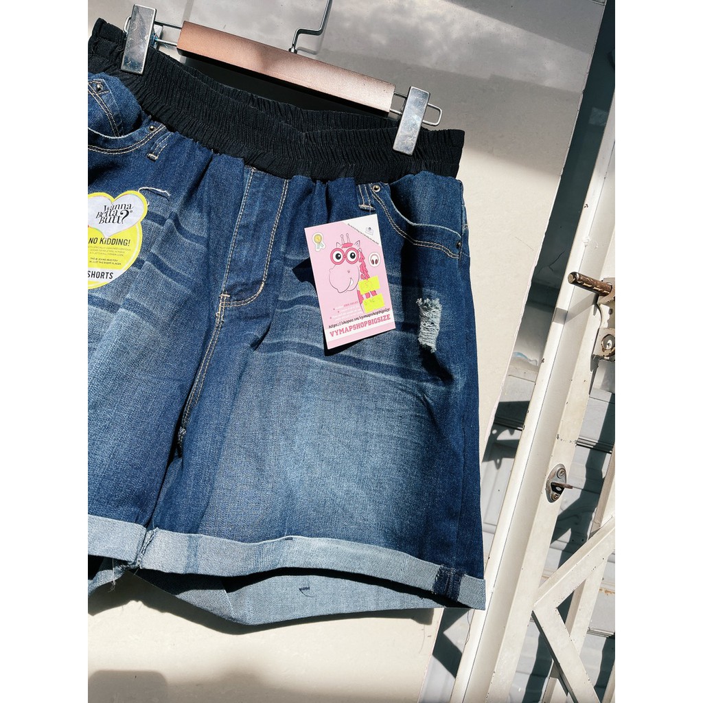 quần short jean bigsize