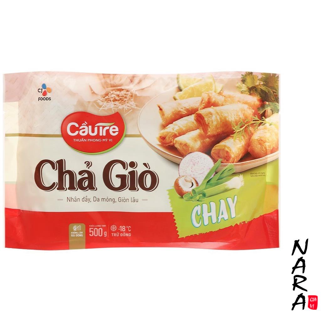 Chả Giò Chay Cầu Tre CJ 500g (hàng lạnh chỉ giao hỏa tốc HCM)