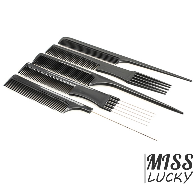 Bộ 10 lược chải tóc chuyên nghiệp chống tĩnh điện chất lượng cao