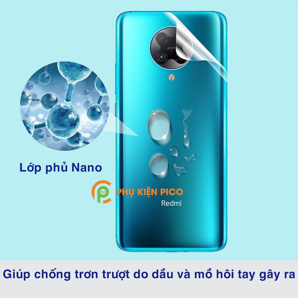 Dán lưng Redmi K30 Pro full mặt lưng dẻo trong suốt PPF tự phục hồi vết xước - Dán lưng Xiaomi Redmi K30 Pro