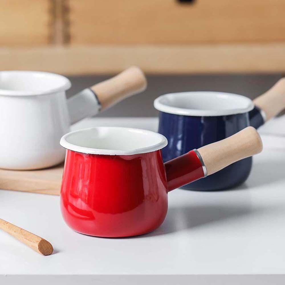 Nồi Nấu Sữa Tráng Men 500ml Đa Ứng Dụng Cho Nhà Bếp