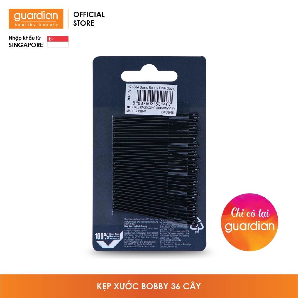 Kẹp xước cơ bản Bobby Guardian – 36 cây