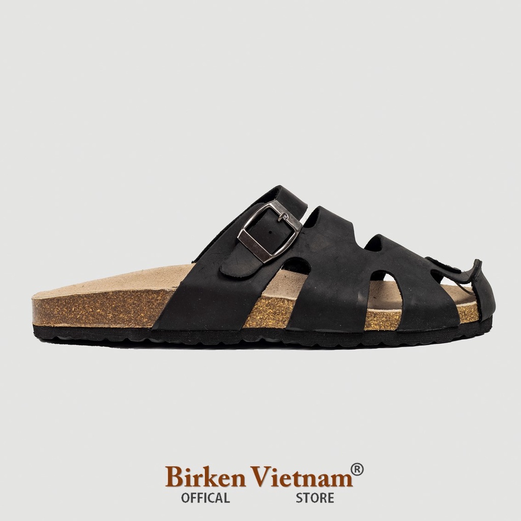 MÃ DÉP Rọ DA BÒ Đế Trấu Quai Rọ Unisex Birken VietNam Bioline