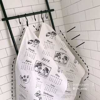 [SALE] Vải Treo Canvas Lịch 2019 -2020