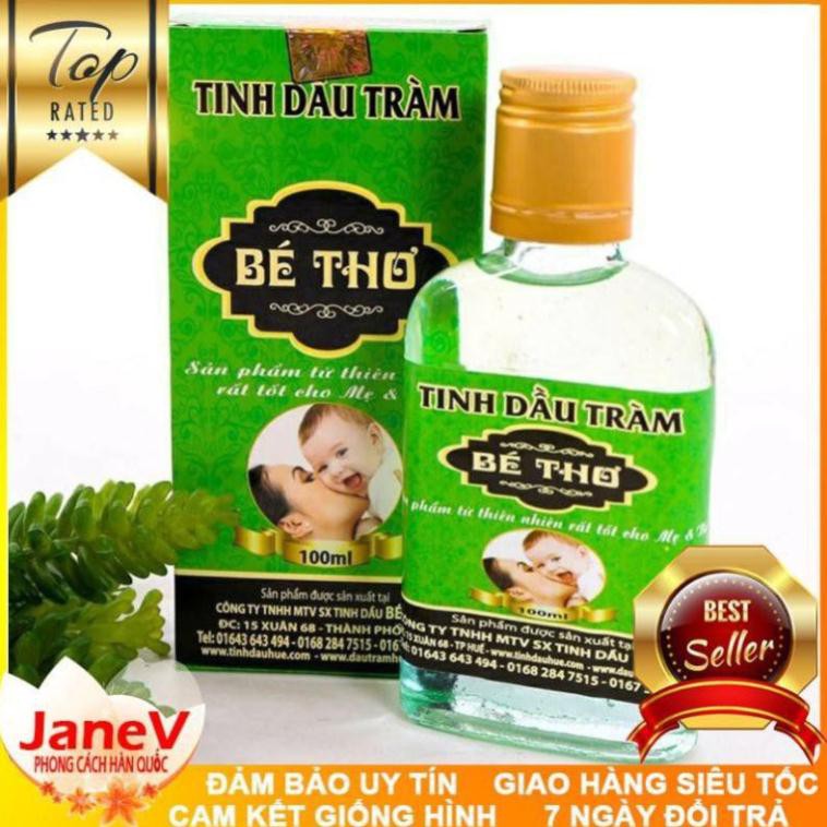 Tinh Dầu Tràm Bé Thơ Chai 50ml (Có Tem Chống Hàng Giả Của Công ty TNHH MTV SẢN XUẤT TINH DẦU BÉ THƠ)