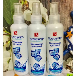 XỊT KHOÁNG cấp nước, dưỡng ẩm, mát da NOVOSVIT xách tay Nga
